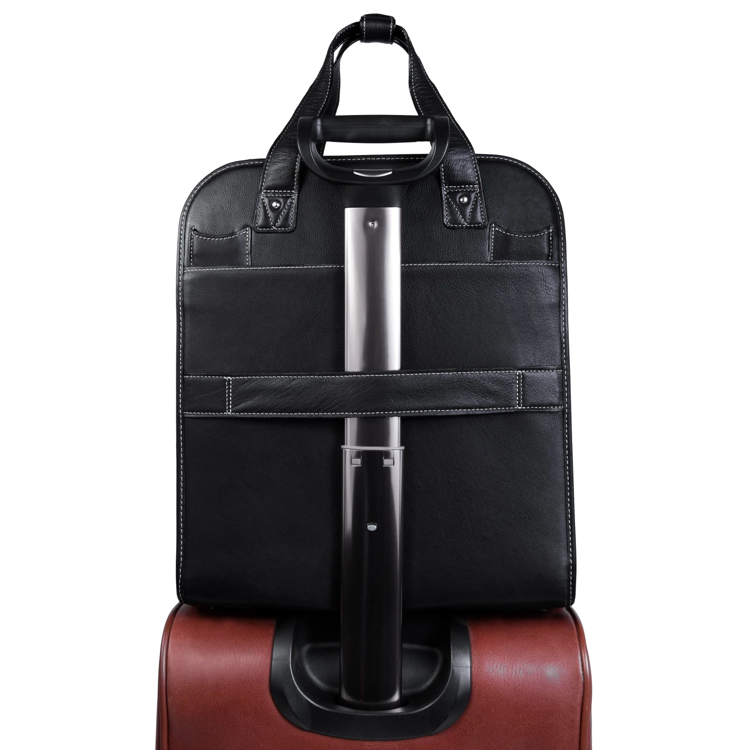 McKlein USA Pastenello 15.6" Leather Vertical Patented Detachable Wheeled Laptop Briefcase 9 McKlein USA Pastenello 15.6" Leather Vertical Patented Detachable Wheeled Laptop Briefcase - Image 9