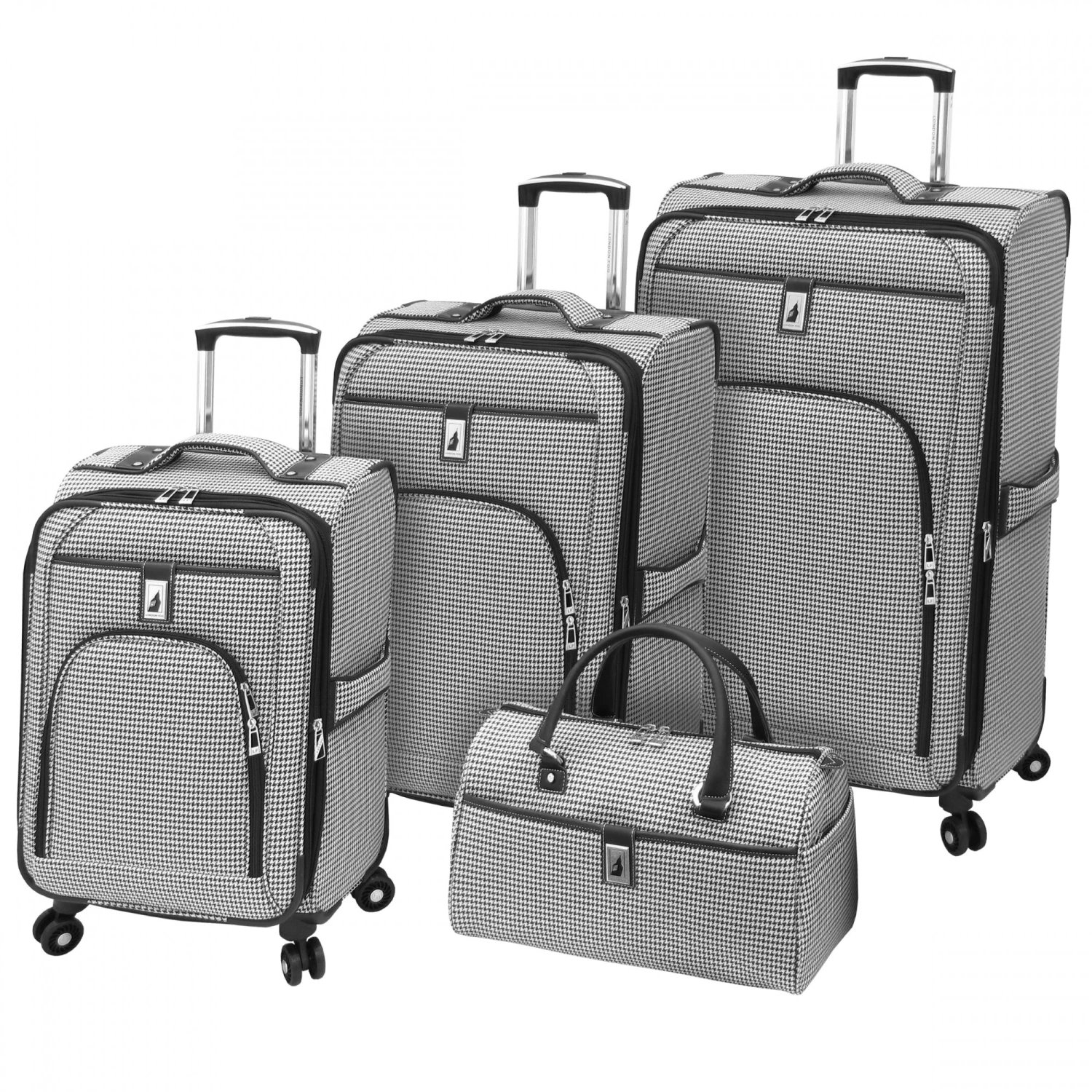 London Fog Cambridge 4 Piece Set 4-Wheel Luggage Sets 2 London Fog Cambridge 4 Piece Set 4-Wheel Luggage Sets - Image 2
