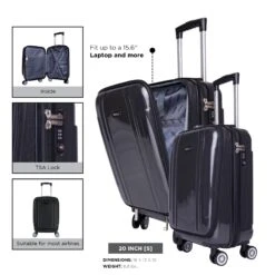 InUSA Southworld 3 Piece Set (21"/25"/29") 4-Wheel Luggage Sets 19 InUSA Southworld 3 Piece Set (21"/25"/29") 4-Wheel Luggage Sets -Luggage Promotion Store d3c22ef65de4aea5c186a5e26eca4081c73f9d3f586d42789cda497261ae5644