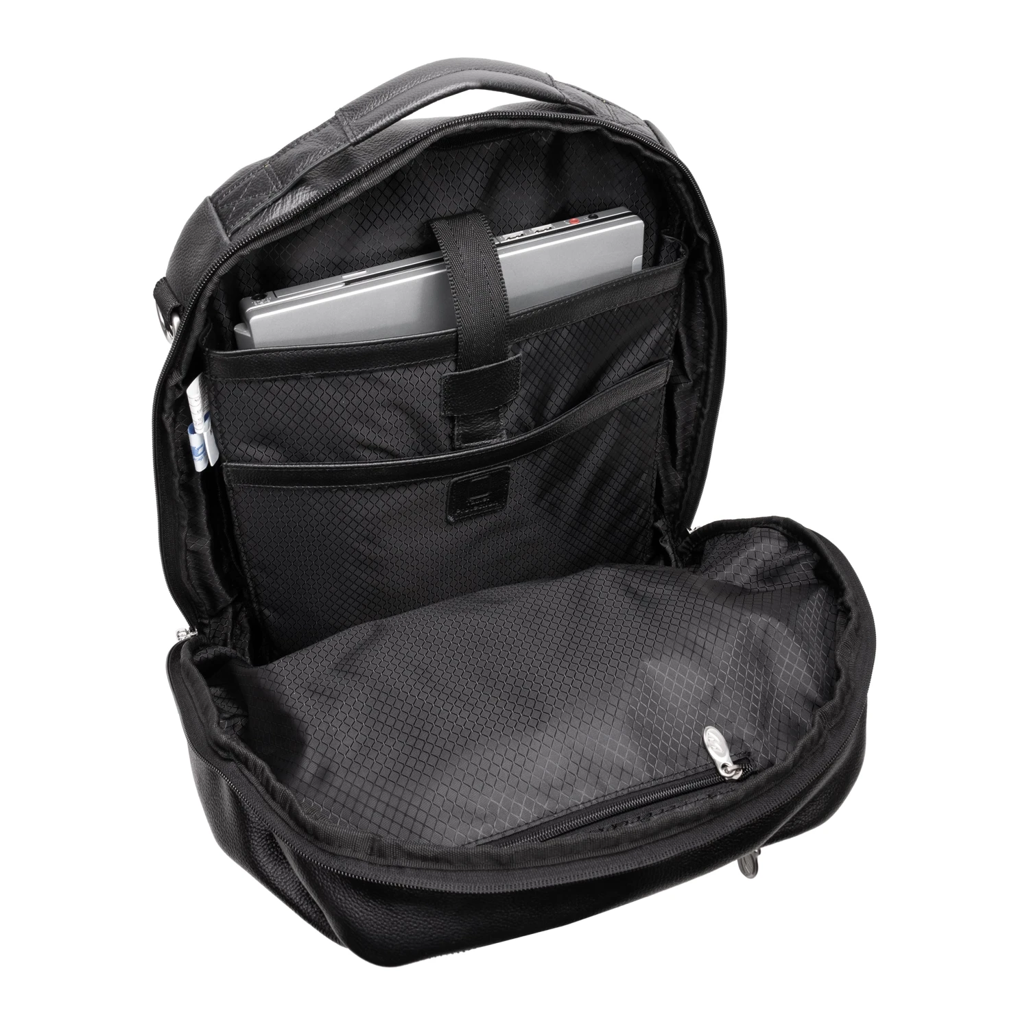 McKlein USA East Side 17" Nylon 2-In-1 Laptop & Tablet Convertible Travel Backpack & Cross-Body 6 McKlein USA East Side 17" Nylon 2-In-1 Laptop & Tablet Convertible Travel Backpack & Cross-Body - Image 6