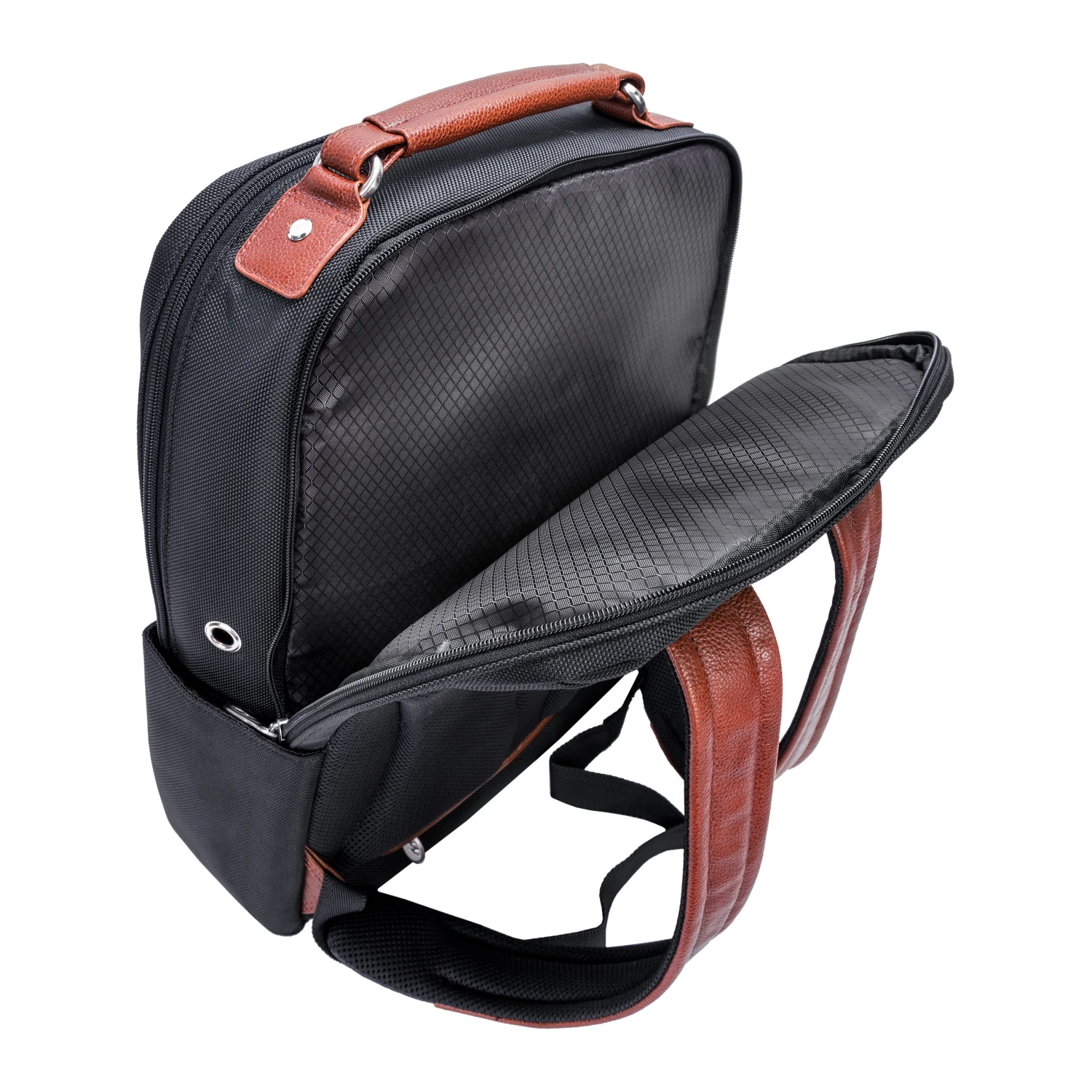 McKlein USA Logan 17" Nylon Two-Tone Dual-Compartment Laptop & Tablet Backpack 9 McKlein USA Logan 17" Nylon Two-Tone Dual-Compartment Laptop & Tablet Backpack - Image 9