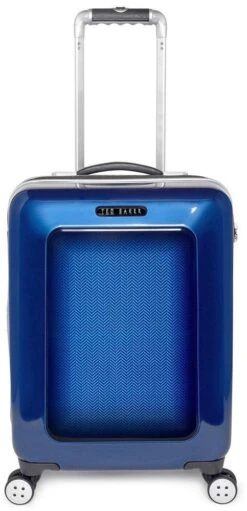 Ted Baker Hardsider Herringbone Carry-On 4-Wheel Carry-On Luggage