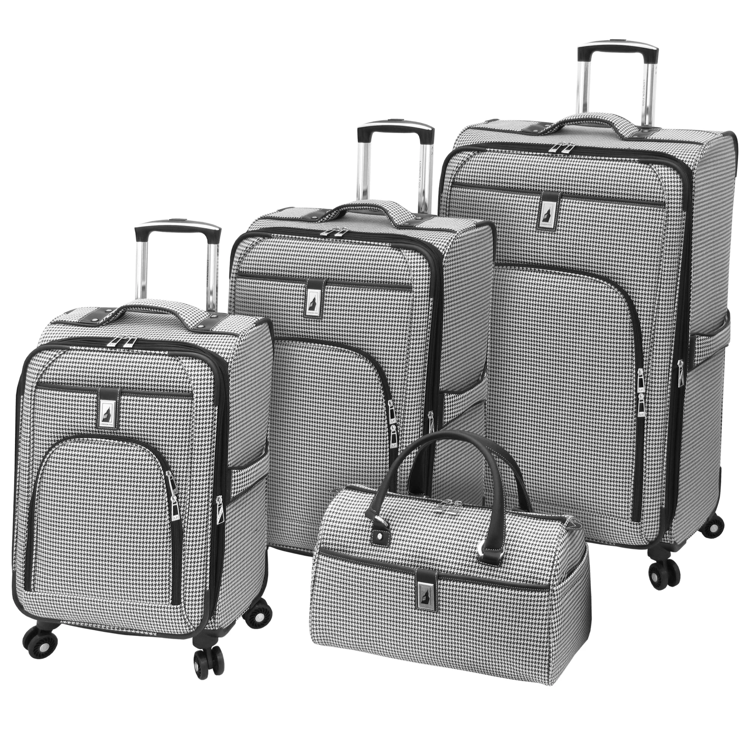London Fog Cambridge 4 Piece Set 4-Wheel Luggage Sets 1 London Fog Cambridge 4 Piece Set 4-Wheel Luggage Sets