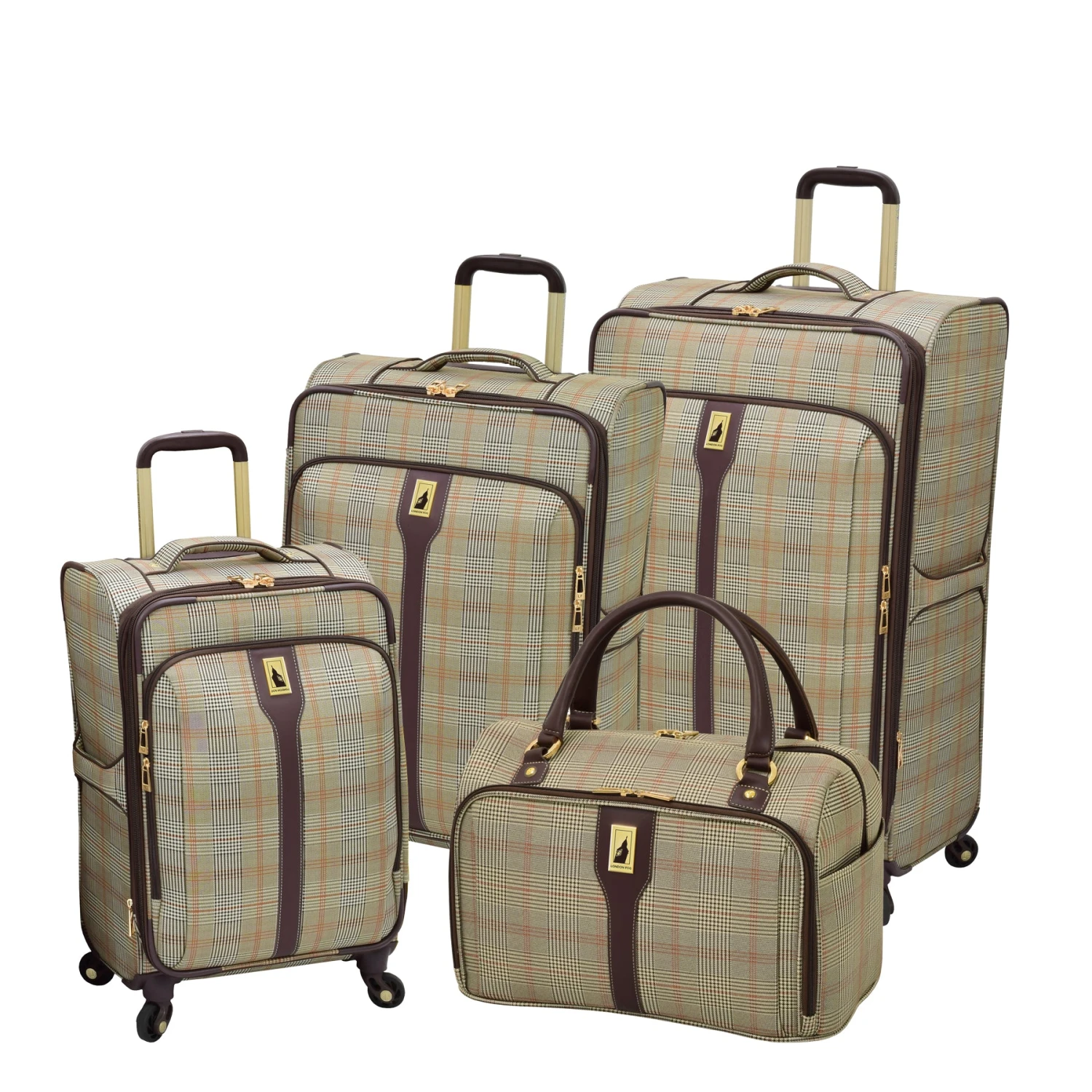 London Fog Knightsbridge 4 Piece Set 4-Wheel Luggage Sets 1 London Fog Knightsbridge 4 Piece Set 4-Wheel Luggage Sets