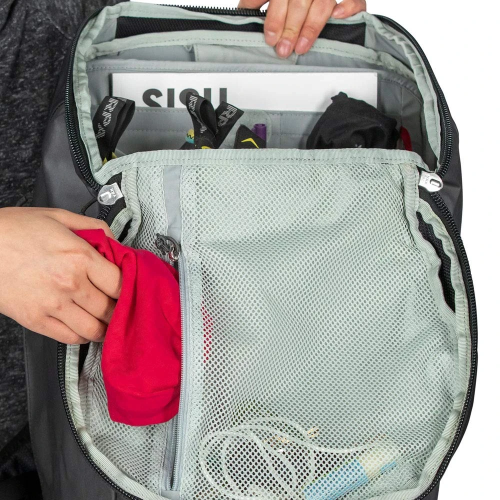 Osprey Packs Packs Transporter Zip Top Laptop Backpack (Black) 6 Osprey Packs Packs Transporter Zip Top Laptop Backpack (Black) - Image 6