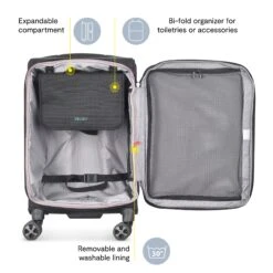 Delsey Paris Helium DLX Softside 3 Pc Expandable Luggage With Spinner Wheels 23 Delsey Paris Helium DLX Softside 3 Pc Expandable Luggage With Spinner Wheels -Luggage Promotion Store fa2104f358a31c1cc3c4682a093e3b8c0b914933475b13a490ec678744d140df b0318a70 d8c2 4f68 8e69 4ca24a622ff4