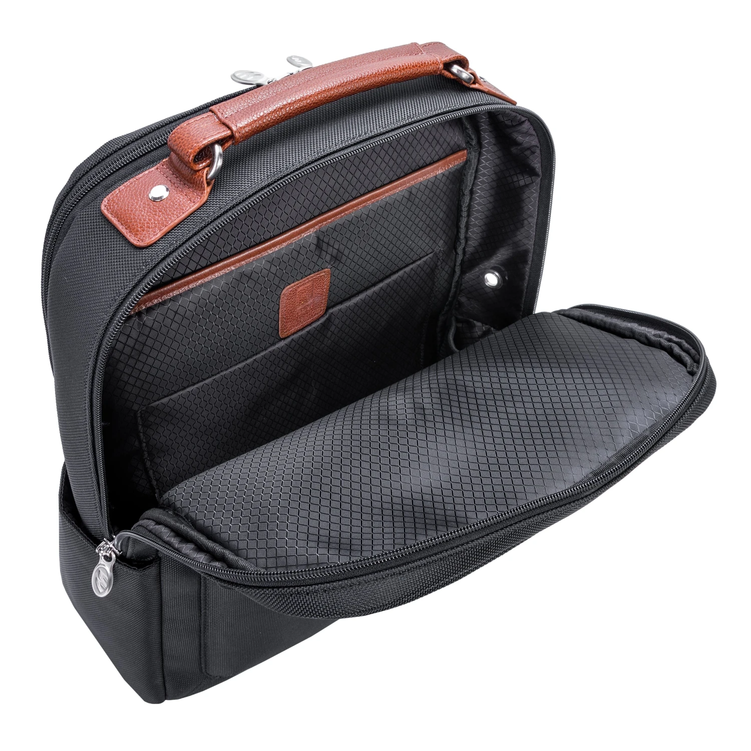 McKlein USA Logan 17" Nylon Two-Tone Dual-Compartment Laptop & Tablet Backpack 8 McKlein USA Logan 17" Nylon Two-Tone Dual-Compartment Laptop & Tablet Backpack - Image 8